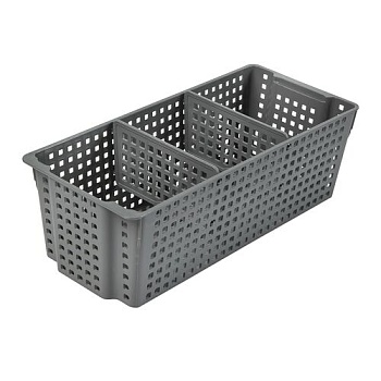 Органайзер прямоугольный с перегородками 3л Лофт, цвет серый, Виолет 452018