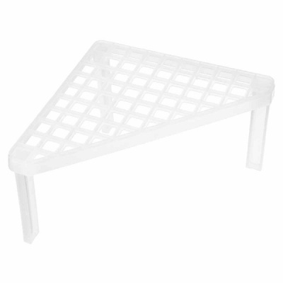 Подставка кухонная угловая пластмассовая 25,3х25,3х15см, прозрачный, Phibo 434279401