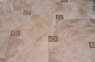 Декор керамический Конкорд бежевый 100х100мм 758462 М-Квадрат