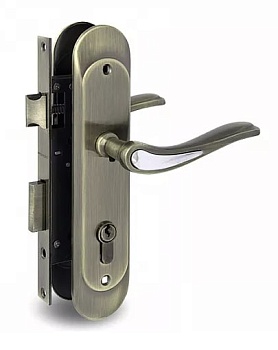 Замок врезной 1706 AB/CP античная бронза PALLADIUM