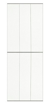 Экран-дверка белый матовый 830x2000 мм COMFORT ALUMIN
