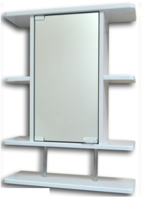 Шкаф настенный Гамма 10/1м левый (белый)