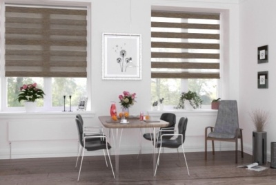 Штора рулонная день-ночь LB 50-04 Винтаж, LmDecor