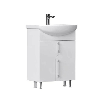 Тумба напольная Bruno 60.2D с умывальником Балтика 60 VOLNA