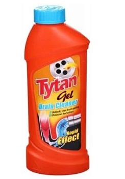 Средство для чистки канализационных труб Tytan гель 500мл