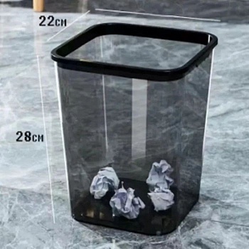 Корзина для мусора пластмассовая 12л., Мон Ами, GU-202306