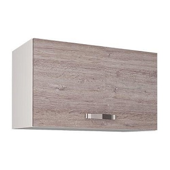 Модуль навесной ALESIA горизонтальный 36 см серый Anrex 1DG/60-F1 (фасад Дуб Анкона)