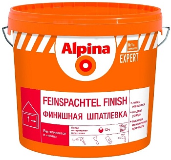 Шпатлевка водно-дисперсионная финишная Feinspachtel Finish Alpina EXPERT Шпатлевка водно-дисперсионная финишная Feinspachtel Finish Alpina EXPERT