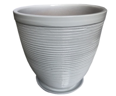 Кашпо керамическое 22с0.1463/4.1-1  с подставкой 1,8л