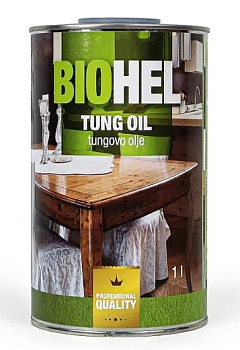 Масло тунговое пропиточное HELIOS BIOHEL, 1 л