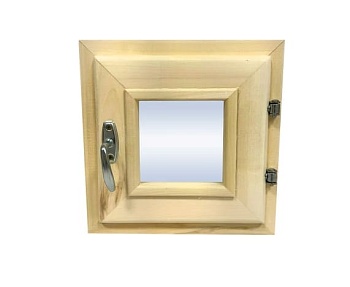 Рама для бани 40x40 стеклопакет липа