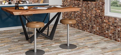 Плитка облицовочная Лофт коричневая, средняя 200х450мм 139362 М-Квадрат