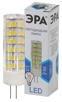 Лампа светодиодная STD LED JC-7W-220V-CER-840-G4 G4 7Вт ЭРА