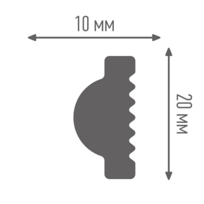 Молдинг  ПЛИНТЭКС  M20/10