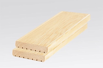 Террасная доска (лиственница) сорт ВС 27x142x1000мм