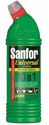 Средство для сантехники UNIVERSAL Sanfor 750г Лимонная свежесть