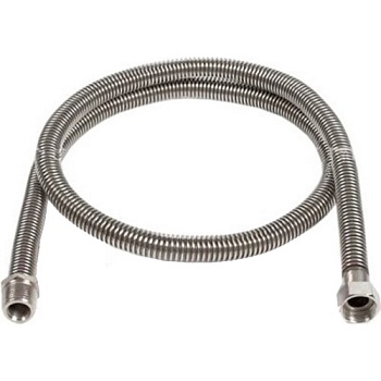 Шланг газовый гибкий гофрированный штуцер 1/2 - гайка 1/2, 1000 мм, ШКЯМ 620.00.000-01 ТАиМ ОАО