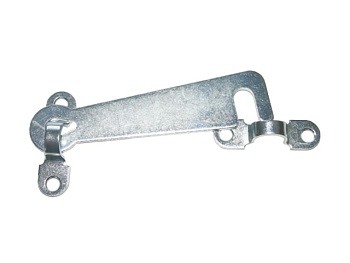 Крючок дверной 75 мм белый цинк SMP-98477-1 STARFIX