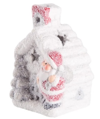 Керамическая фигурка "Домик" 8x7x11 см 2xLR44 NEON-NIGHT