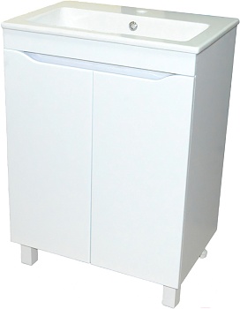 Тумба напольная Гамма Р24оФ8/1-У60 с умывальником Практико-44060