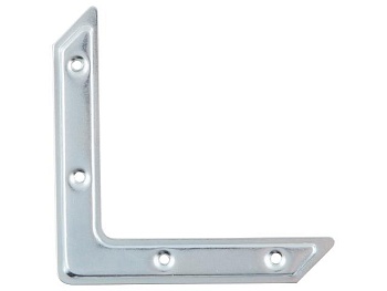 Уголок оконный 75х75x2 мм, белый цинк, STARFIX