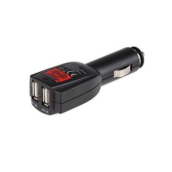 Зарядное устройство для телефона автомобильное 2 USB, Heyner 511600