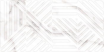 Плитка для стен Moonlight белый рельеф 17573 298x598мм CERSANIT