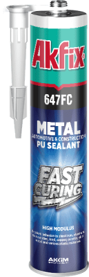 Герметик полиуретановый быстросохнущий, черный, Akfix 647FC 310 мл