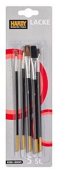 Набор кистей для масла 5 шт., Hardy