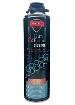 Очиститель монтажной пены ADMIRAL STARS 350г/500 мл