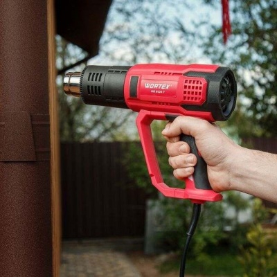 Набор фен строительный HG 6124 T + набор сопл WORTEX 1334742