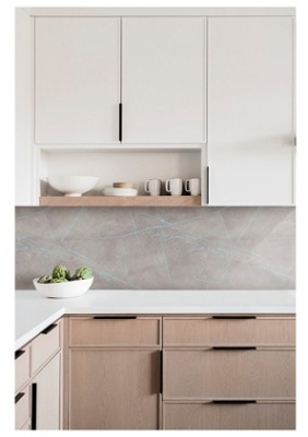 Панель кухонная (фартук) ПВХ Каспий Голубой 0,6х3м Югпластмаркет