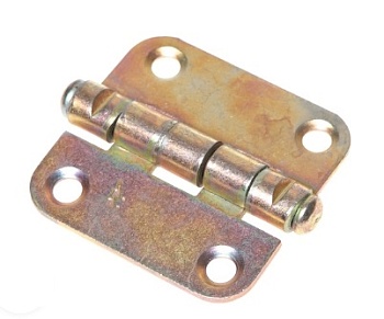 Петля 40 мм универсальная врезная неразъемная желтый цинк 2 шт SMM1-65827-2 STARFIX