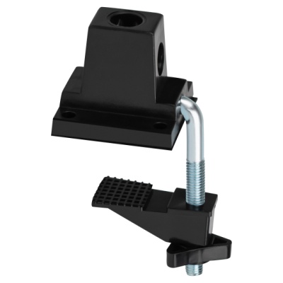 Светильник настольный на струбцине черный, ЭРА NL-201-G23-11W-BK