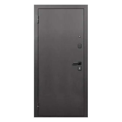 Дверь входная металлическая Зеркало 860 L Guard антик серебро/белый матовый