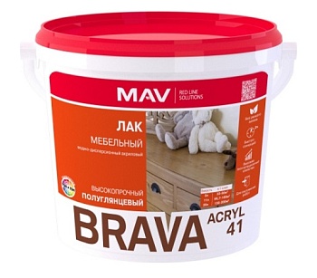 Лак акриловый мебельный ACRYL 41 SP, BRAVA