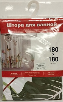Занавеска для ванной 180х180 см МОДЕРНО   DM-10303