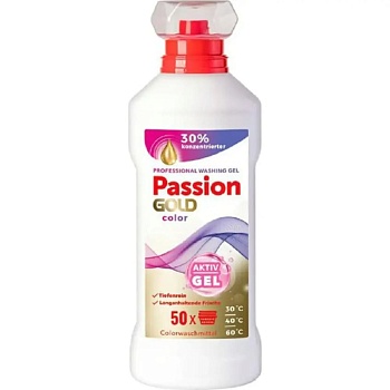 Гель для стирки для цветного, 2 л Passion Gold