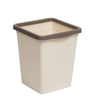 Мусорное ведро квадратное с фиксатором, 8,5л, Мультидом,  940826