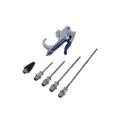 Пистолет обдувочный с комплектом сопел (6 предметов) RockForce RF-R8204-3