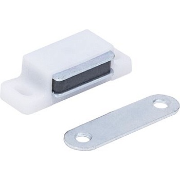 Защелка магнитная, белая (5 шт), AKS 57251