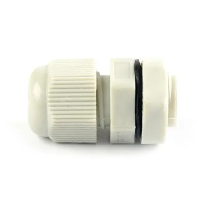 Сальник PG-7 для проводника 2.5-7 мм белый HLT Electric 083-01-01