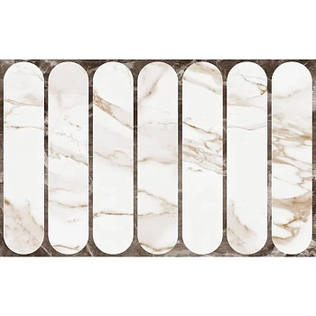 Плитка для стен Капелла бел низ 03 250x400 мм Gracia Ceramica