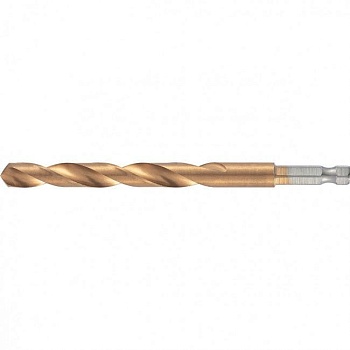Сверло по металлу, 4.8 мм, HSS, нитридтитановое покрытие, Matrix