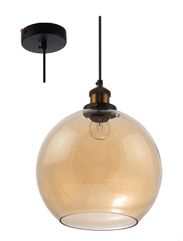 Светильник подвесной НСБ 01-60-101 13034D янтарный Aitin-Pro