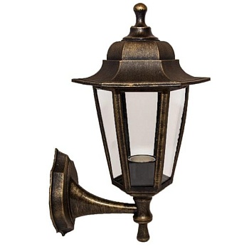 Светильник Леда 1 НБУ 06-60-001 У1 (бронза прозрачное стекло) ЭЛЕКТ