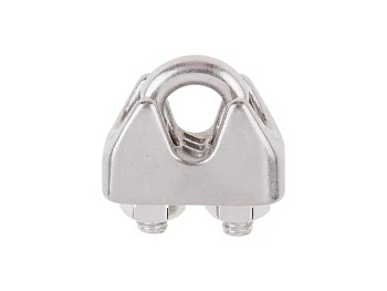 Зажим для стальных канатов М4 нержавеющая сталь (А4), DIN 741, STARFIX