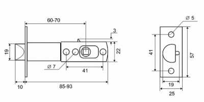Механизм для кнобов SN Palladium