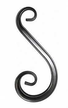 Кованый элемент фигурный 15x95x225 мм (01.530-С)