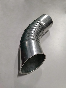 Отмет (колено) из оцинкованной стали 0.5 d100 Жесть